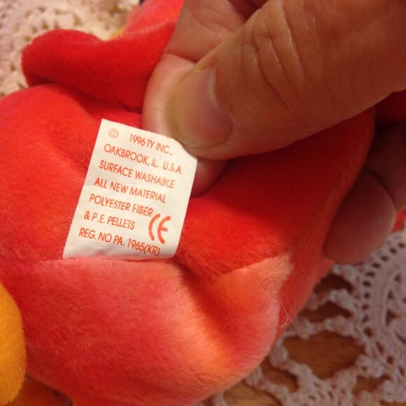 Ty Beanie Baby Strut The Rooster 🐓 DOB March 8, 1996 - Picture 9 of 9